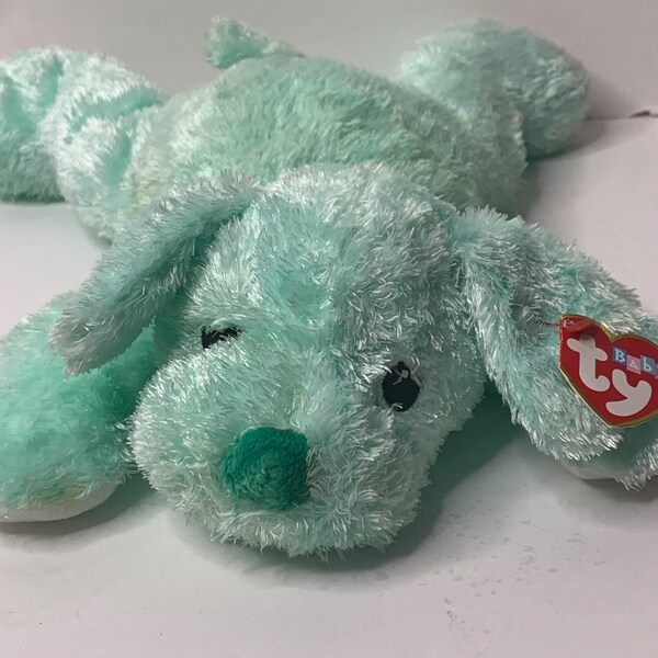 Ty Beanie Baby Plüsch Hund "Cuddlepup" W/ Tags 14" Long 2001