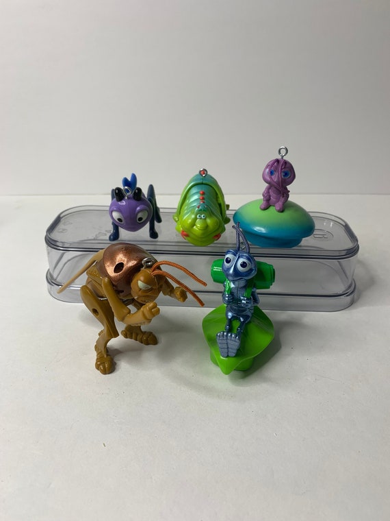 Bugs Life Christmas Ornament Wind up Disney Pixar Toy Set of 5