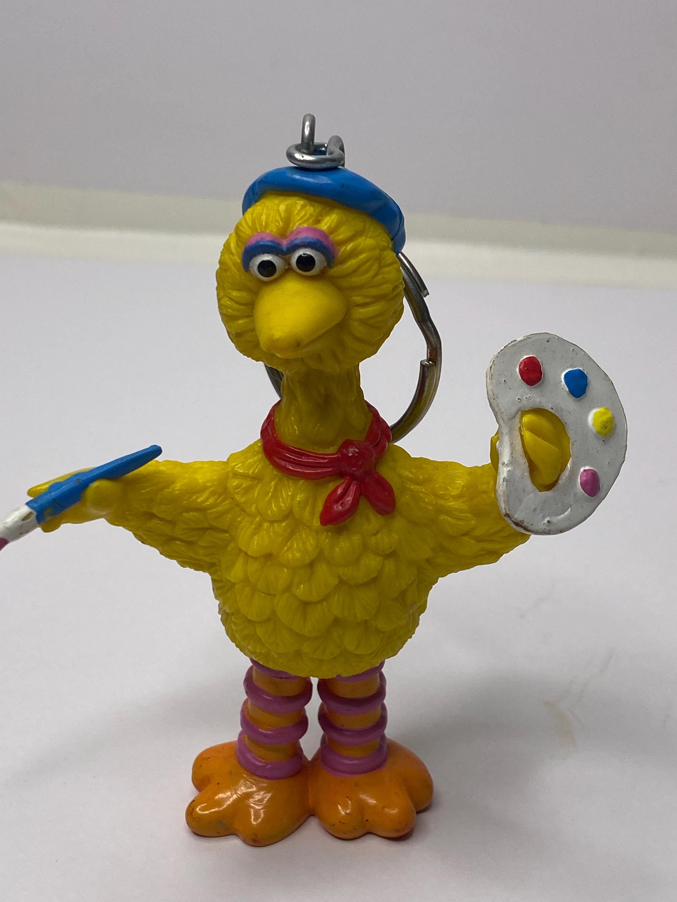 Big Bird Painter Key Chain Figure Cake Topper Tall