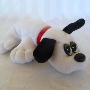 Tonka Pound Puppy Newborn 8" Long 1980's Television Cartoon Stuffed Animal Toy