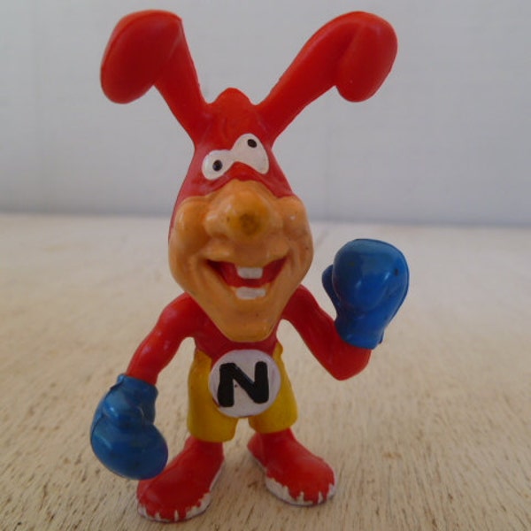 Dominoes Pizza Noid Boxing Gloves Figurine 3" Tall