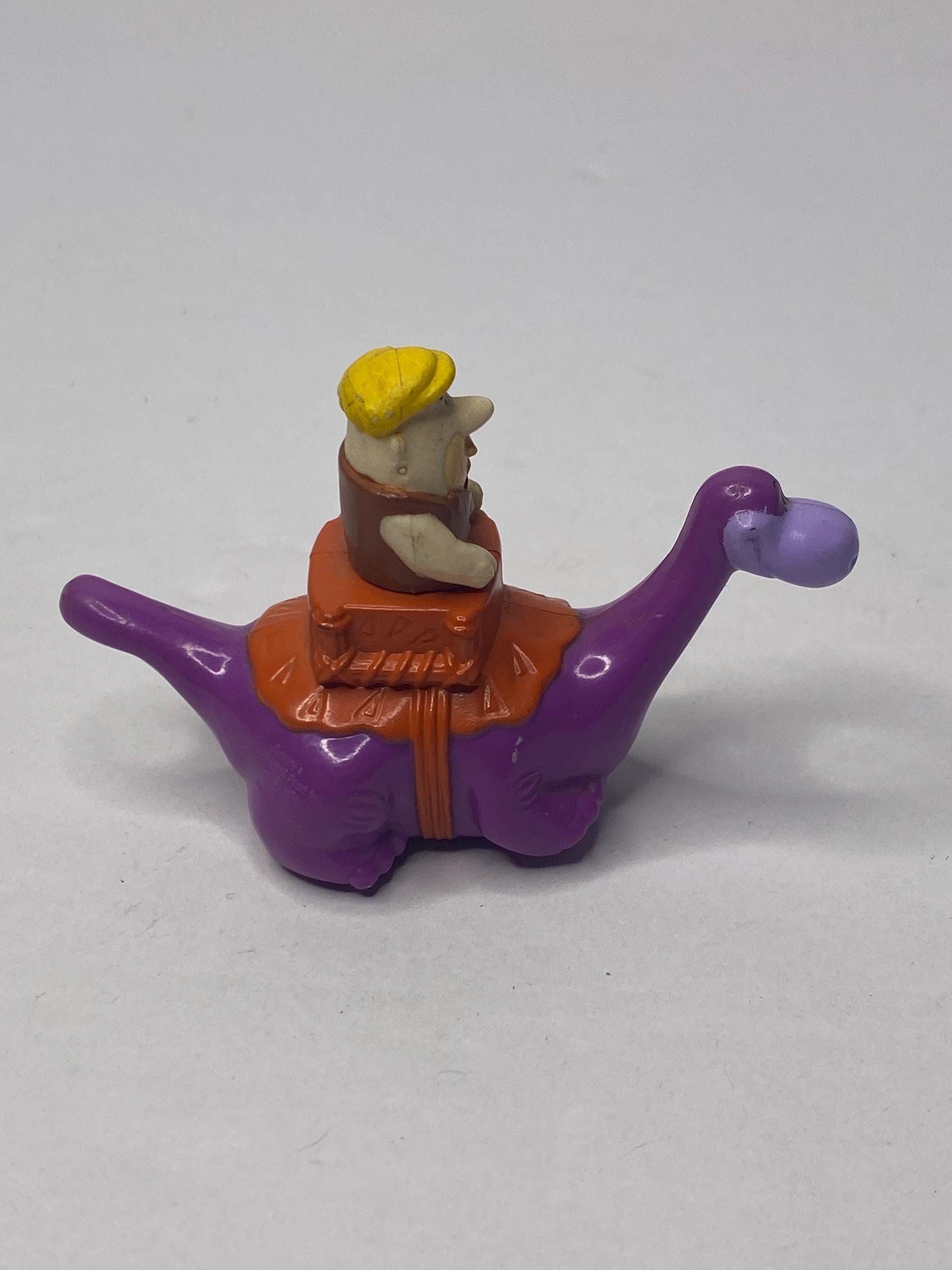 The Flintstones Barney Rubble Dino Racers PVC Cake Topper 3.25
