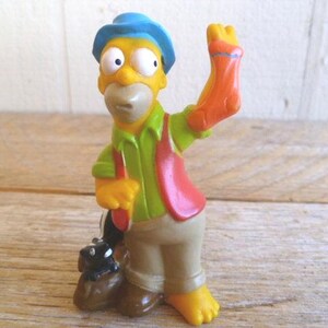 Homer Simpson Pvc Cake Topper &quot;The Simpsons&quot; 3&quot; Tall