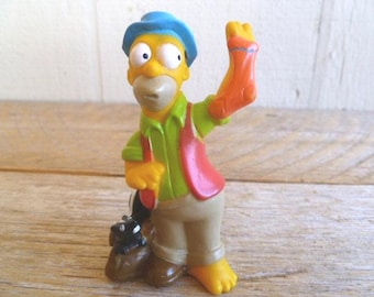Homer Simpson Pvc Cake Topper "The Simpsons" 3" Tall