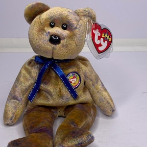Ty Clubby III the Bear Beanie Babies Plush Brown Teddy Bear W/ Tags 9" Tall 2000