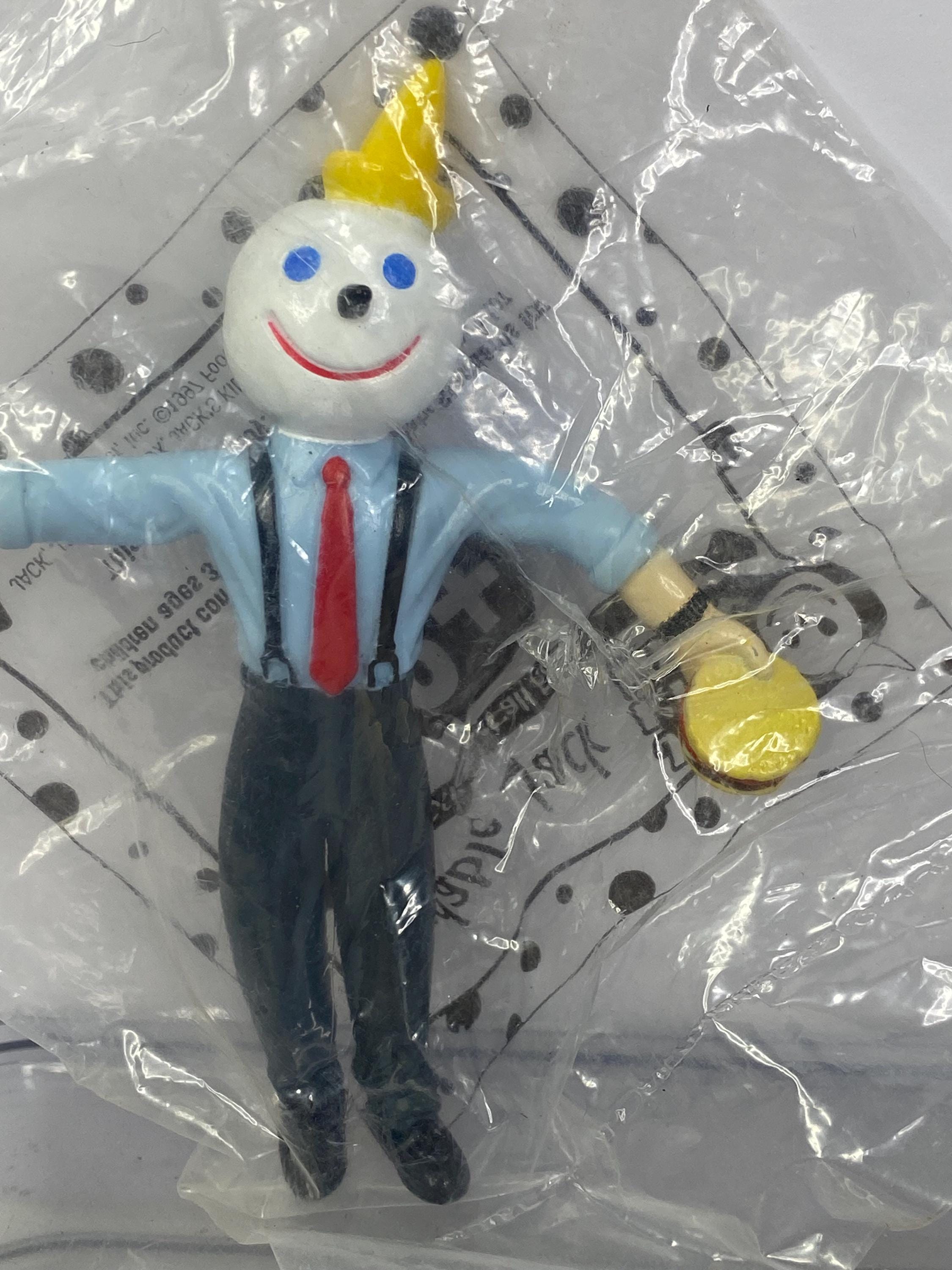 Jack in the Box Jack W/ Hamburger Bendables 4.25