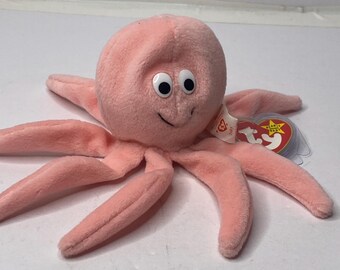 ヴィンテージ Ty ビーニーベイビー インキー ザ タコ ぬいぐるみ 7