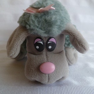 Pound Puppy Poodle Tonka Vintage Cartoon 8" Long Stuffed Animal Toy