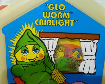 Glo Worm Musical  Crib Toy Vintage 1985
