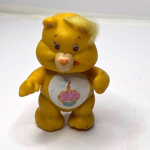 Care Bear Birthday Bear Poseable PVC Cake Topper 3.5&quot; Tall