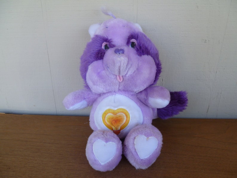 Care Bear Cousin Bright Heart Raccoon Plush | Etsy
