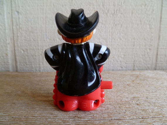 Mcdonalds Mcrodeo Cowboy Hamburgler Wind up Cake Topper 2.75