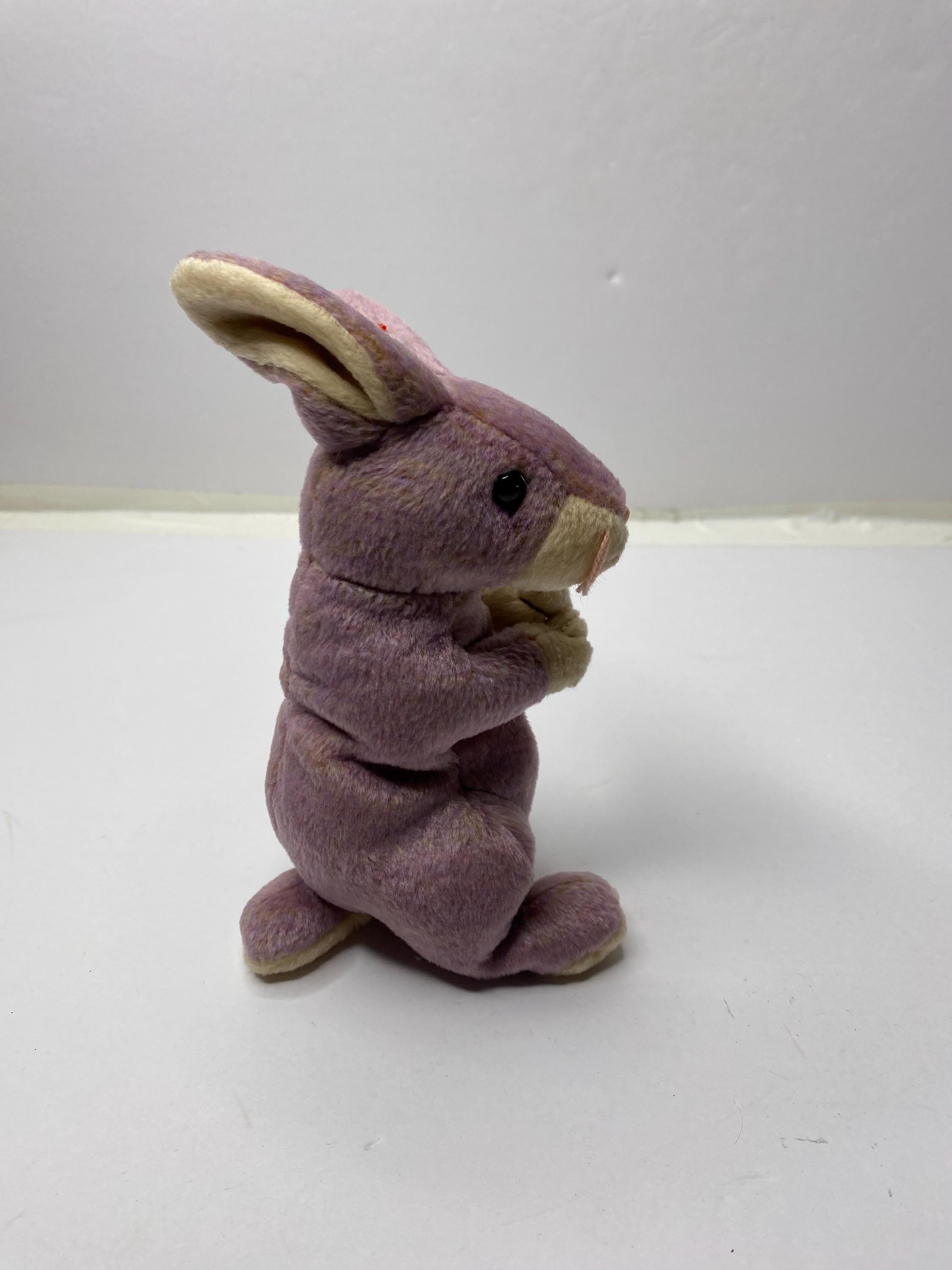 Ty Springy Ty Springy the Rabbit Beanie Babies Plush Purple Bunny Rabbit 8