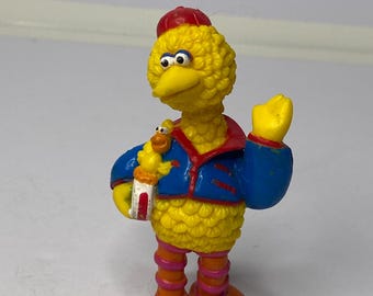 Big Bird Figure Cake Topper Sesame Street 3.5&quot; Tall