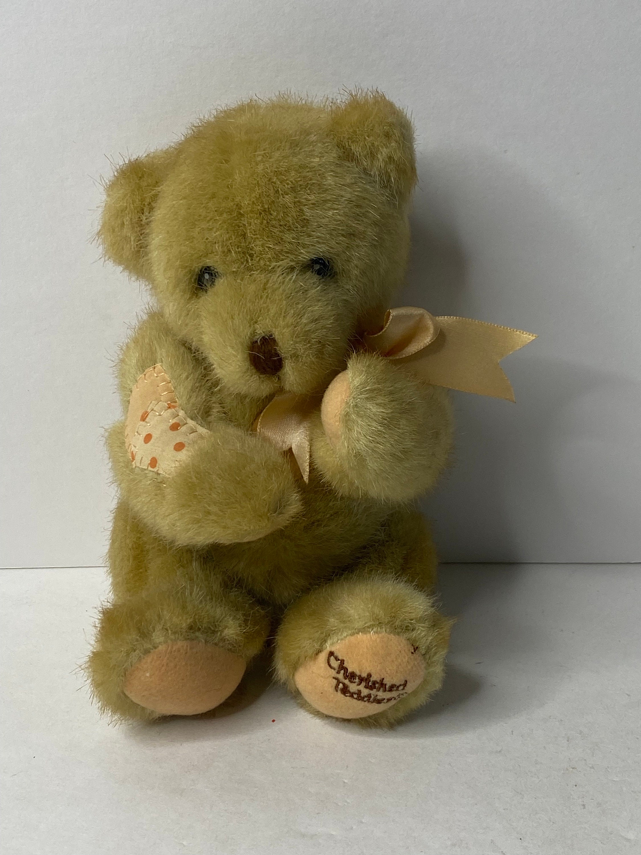 Dakin Cherished Teddies Jointed Plush Teddy Bear Prescilla Hillman