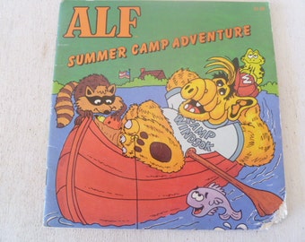 Alf Livre pour enfants « L'aventure du camp d'été d'Alf » 1987