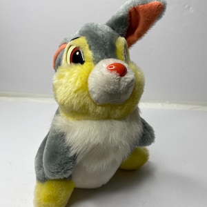 Disney Thumper Bambi Plush Bunny Rabbit 8.5&quot; Tall Stuffed Animal Toy Vintage