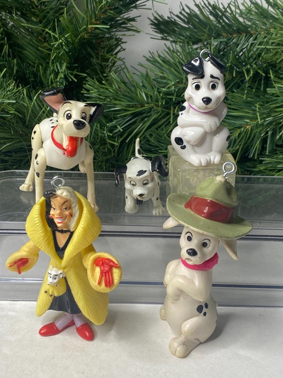 Disney 101 Dalmatians Christmas Ornaments Set of 5 Cruella De