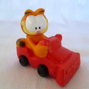 Garfield Car Happy Holidays Carl's Jr. Fast Food Premium 2.5" Tall