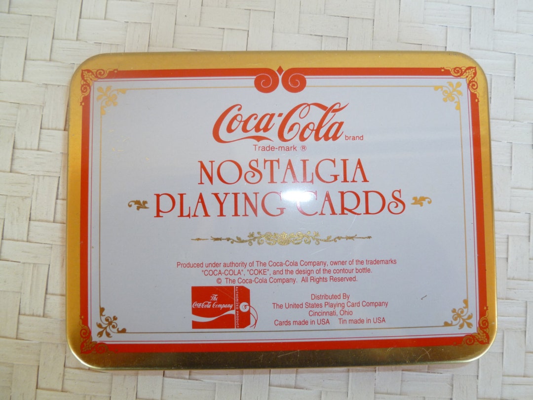 Coca Cola Nostalgia Playing Cards 1994 Santa Clause - Etsy
