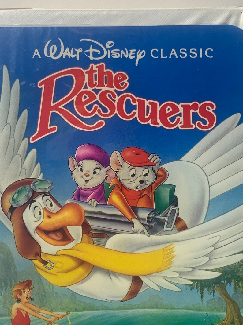 The Rescuers VHS Disney Movie 1990's Vintage - Etsy