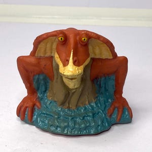 Star Wars Jar Jar Binks  Water Squirter Fast Food Toy 3&quot; Tall 1999 Lucas film Applause