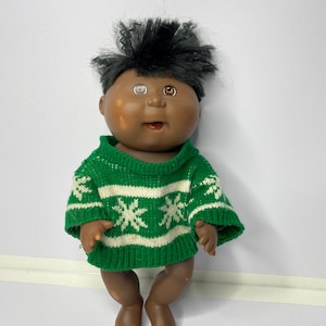 Cabbage Patch Kids Preemie Doll Brown Eyes Mattel 12&quot; Tall 1991 Toy Doll *READ DESCRIPTION*