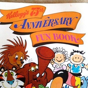 Kelloggs 75th Anniversay Fun Book 1980