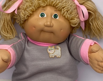 ヴィントキャベツパッチドールブロンドヘアブルーアイズソフトボ キャベッジ パッチ キッズ 人形 ブロンドの髪と青い目 高さ16インチ