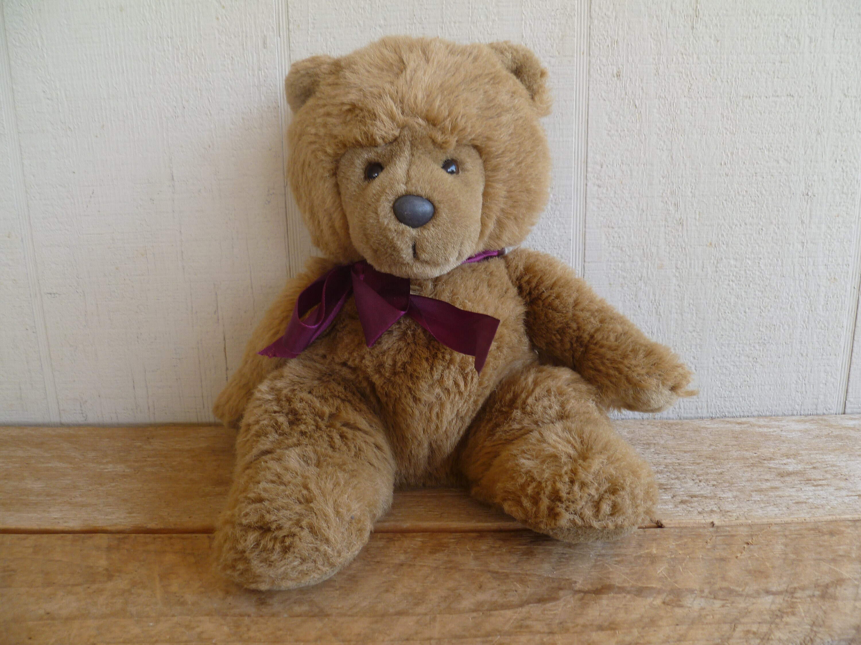 brown fluffy teddy bear