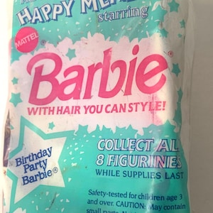 Mattel Barbie &quot;Birthday Party Barbie&quot; Figurine NIP McDonalds 7&quot; Tall 1992