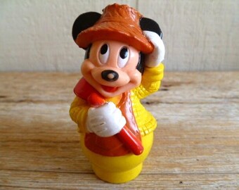 Disney Mickey Mouse Little People Farmer or Gardner Cake Topper 2.75" Tall
