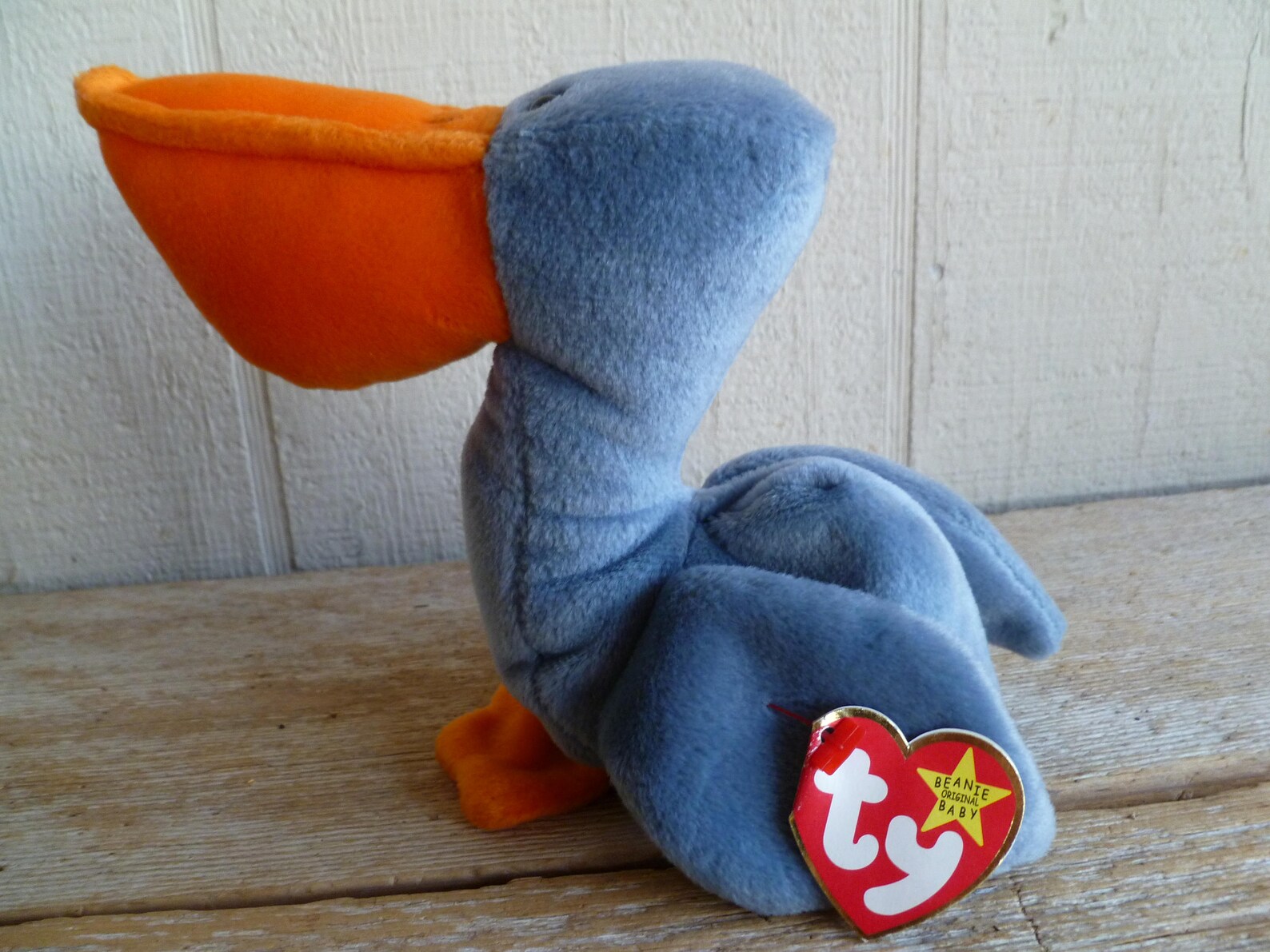 Rare TY Beanie Baby Scoop Pelican With Tags 1996 Etsy