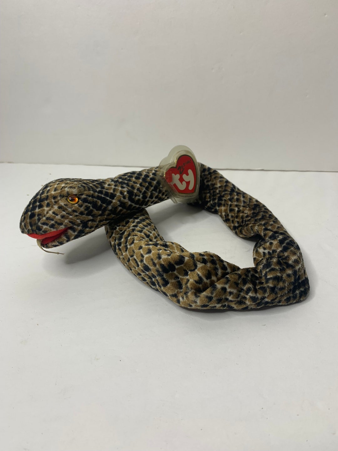 Rare Ty Snake the Zodiac Beanie Baby Plush Zodiac Snake W/ Tags 25 ...