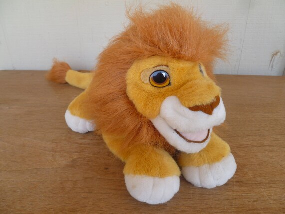 roaring simba plush