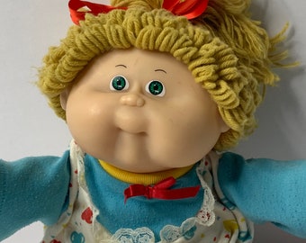 Cabbage Patch Preemie Doll with Outfit Green Eyes 12" Tall