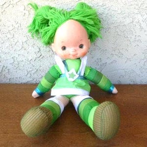 Grosse Regenbogen Brite Puppe Patty O&#39; Green 20&quot;Tall 1983 Vintage
