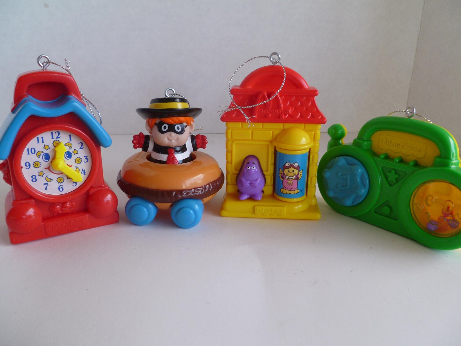 Fisher Price Mcdonalds Under 3 Happy Meal Toy ORNAMENTS Cake Etsy Canada