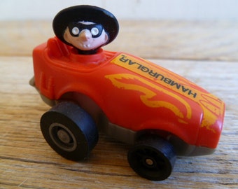 McDonalds Pull Back Car Hamburglar 2" Long 1984 Not Working