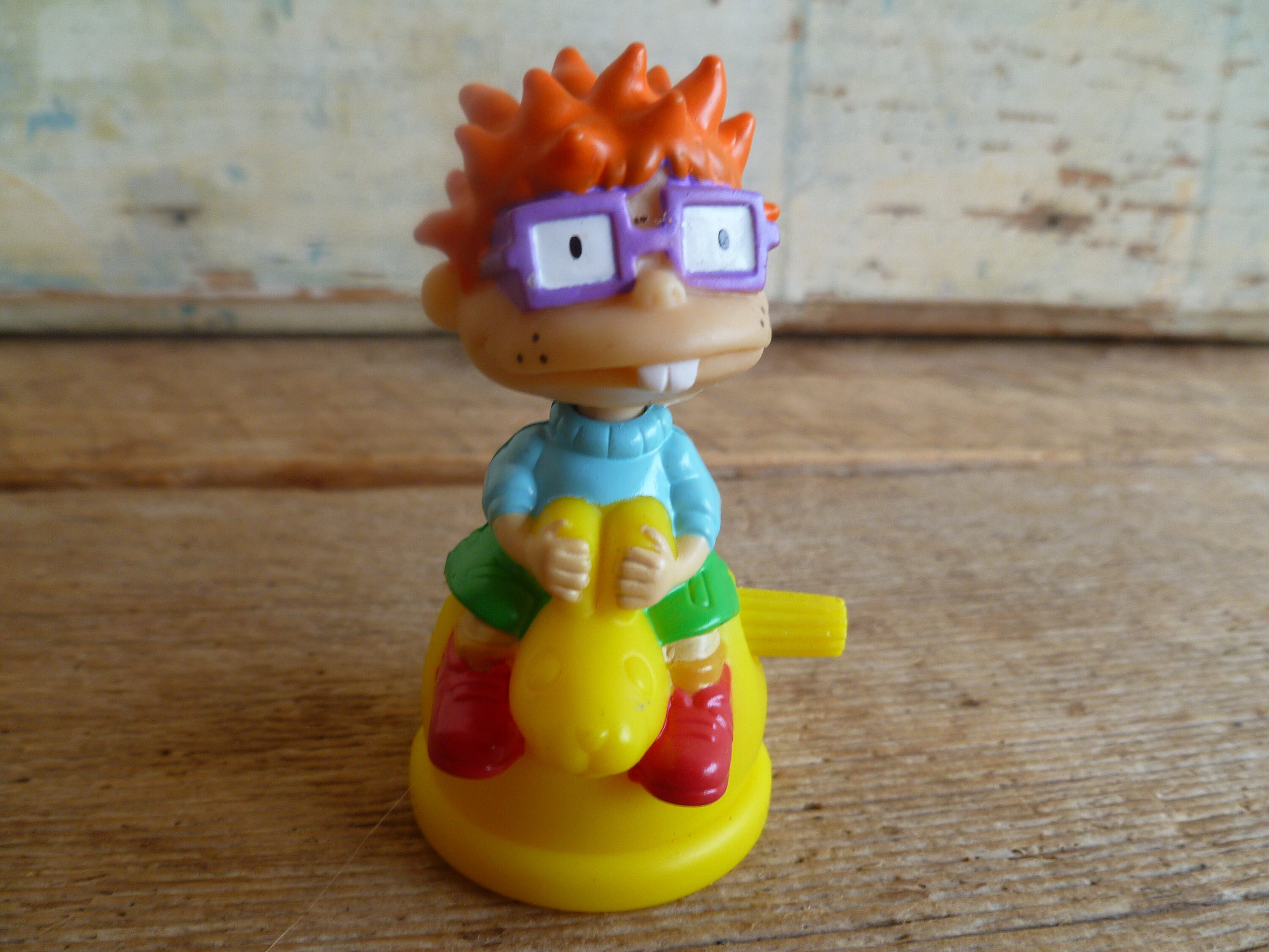 Rugrats Chuckie Finster Wind up Toy Cake Topper 2.75