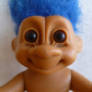 Adorable Russ Troll Poseable Doll  Vintage 9&quot; Tall