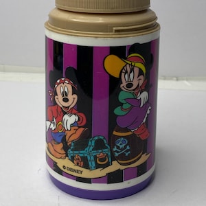 Mickey and Minnie Mouse Thermos Aladdin Missing Cup
