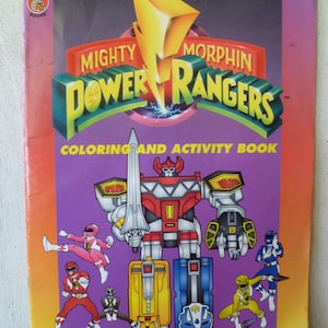 Mighty Morphin Power Rangers Coloring Activity Book 1994 - Etsy Canada