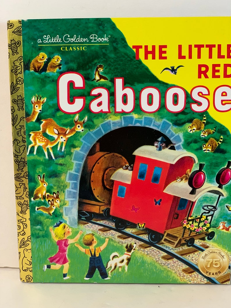 1981 the Litte Red Caboose Little Golden Book Etsy Canada