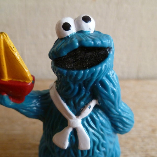 Sesame Street Cookie Monster Miniature Pvc Cake Topper