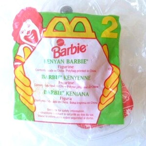 McDonalds Kenyan Barbie Figurine Mattel 1995 NIP