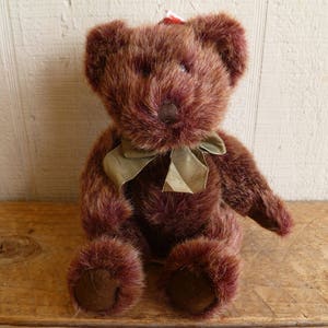 Russ Berrie Plush Bears From The Past "Tinker" W/ Tags 9" Tall Stuffed Animal Toy