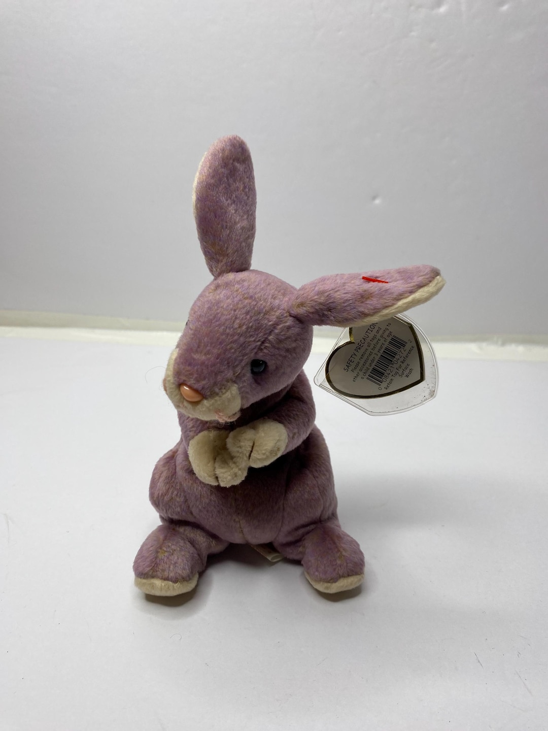 Ty Springy Ty Springy the Rabbit Beanie Babies Plush Purple Bunny Rabbit 8
