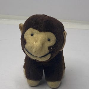 National Wildlife Gorilla Monkey 3.5" Tall 1994 Stuffed Animal Toy McDonalds Happy Meal