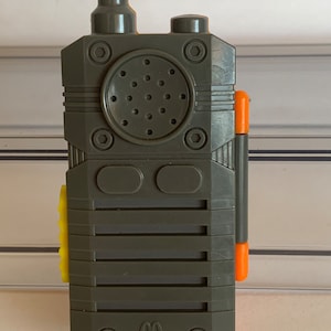 McDonalds M Squad Spy Coder Walkie Talkie Happy Meal Toy 4&quot; Tall 1992